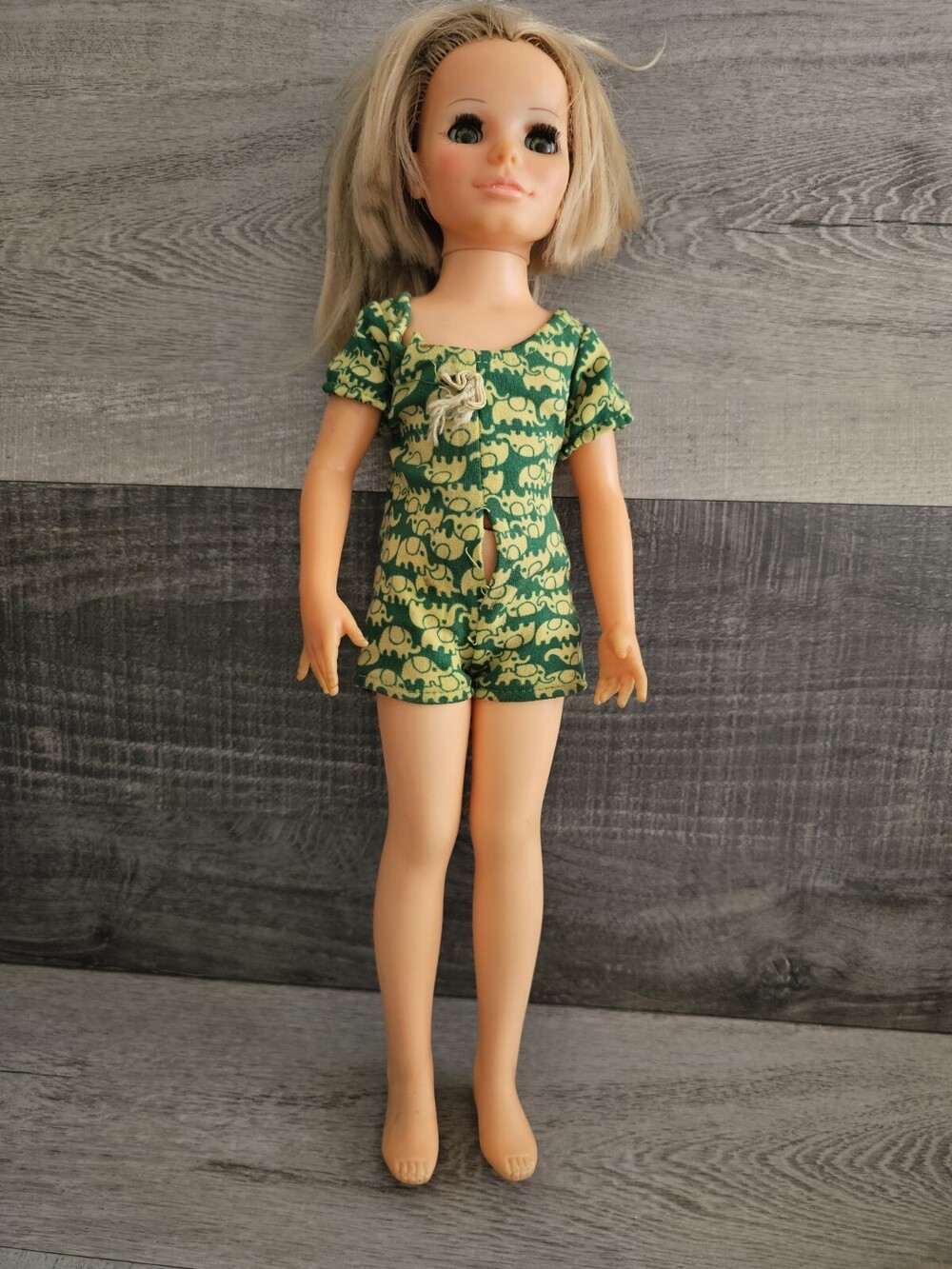 KERRY DOLL Vintage Ideal 1969 Crissy's Friend Elephant Jumper Growing Hair WORKS